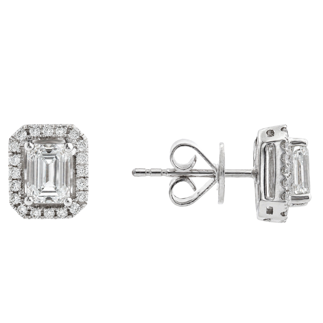 ARDENT - WHITE GOLD DIAMOND EARRING