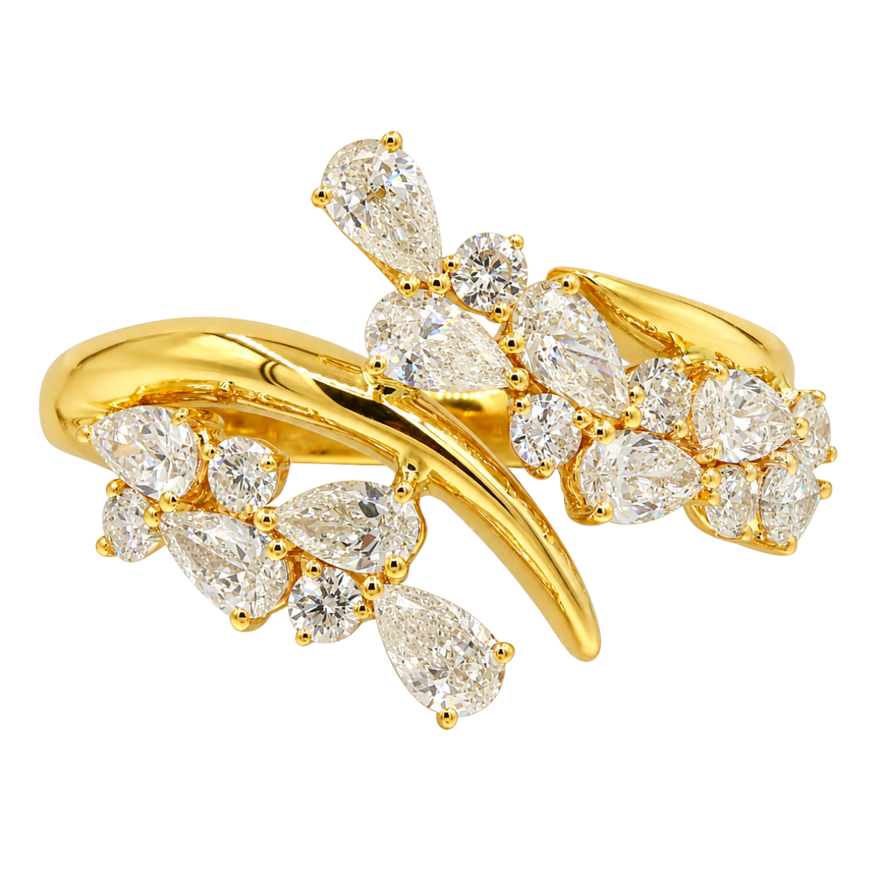 ORO - YELLOW GOLD DIAMOND RING