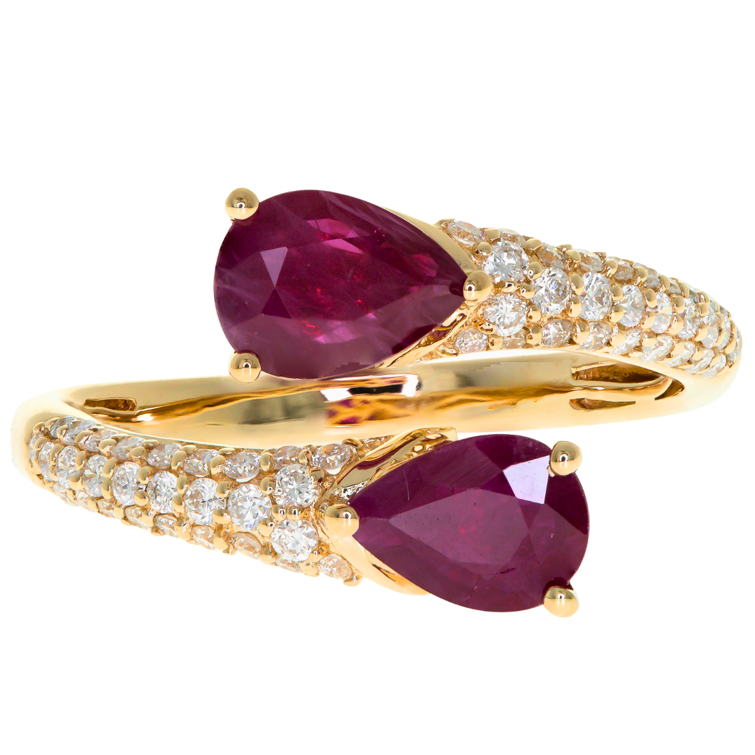 CERISE - YELLOW GOLD RUBY RING