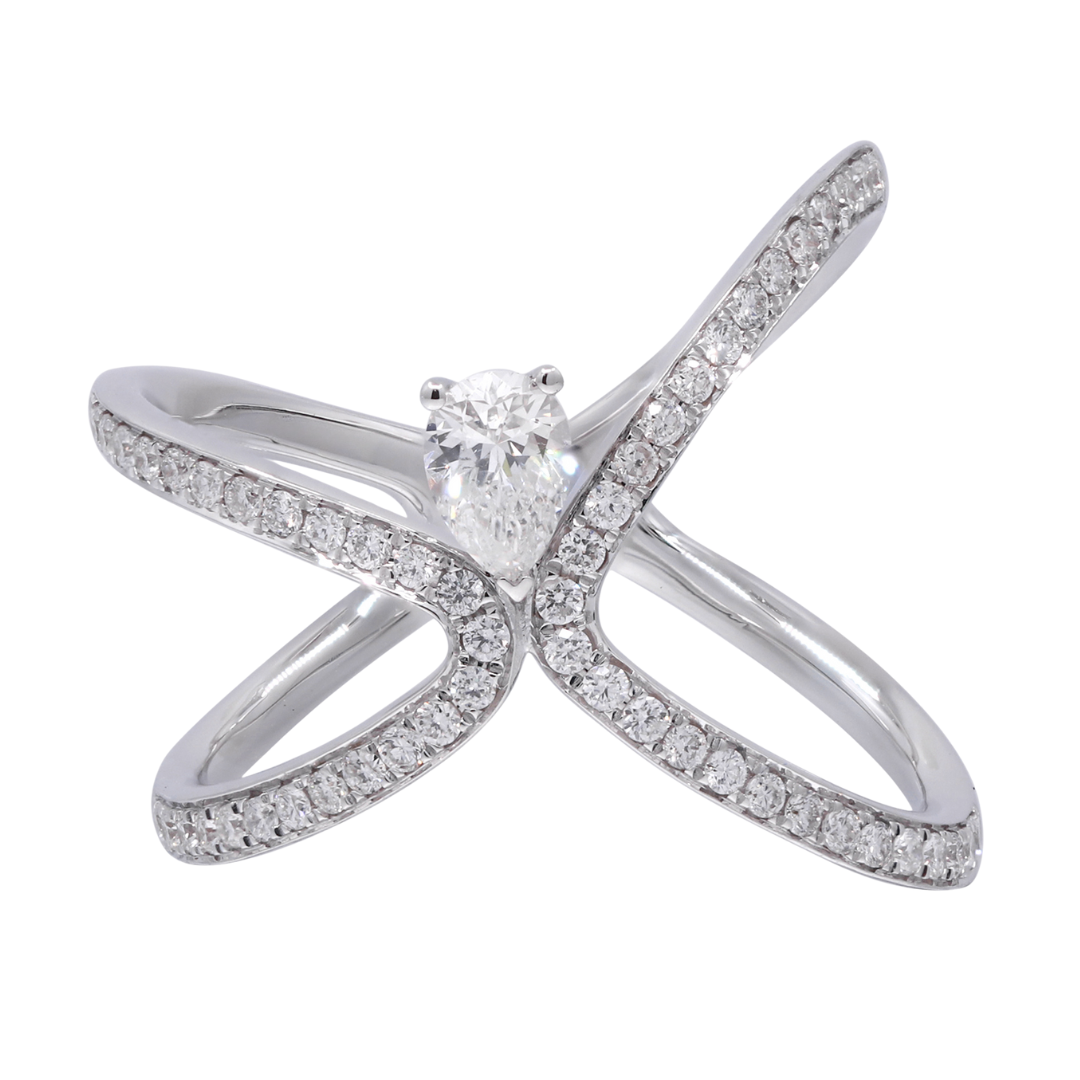 MYLOR - WHITE GOLD DIAMOND RING