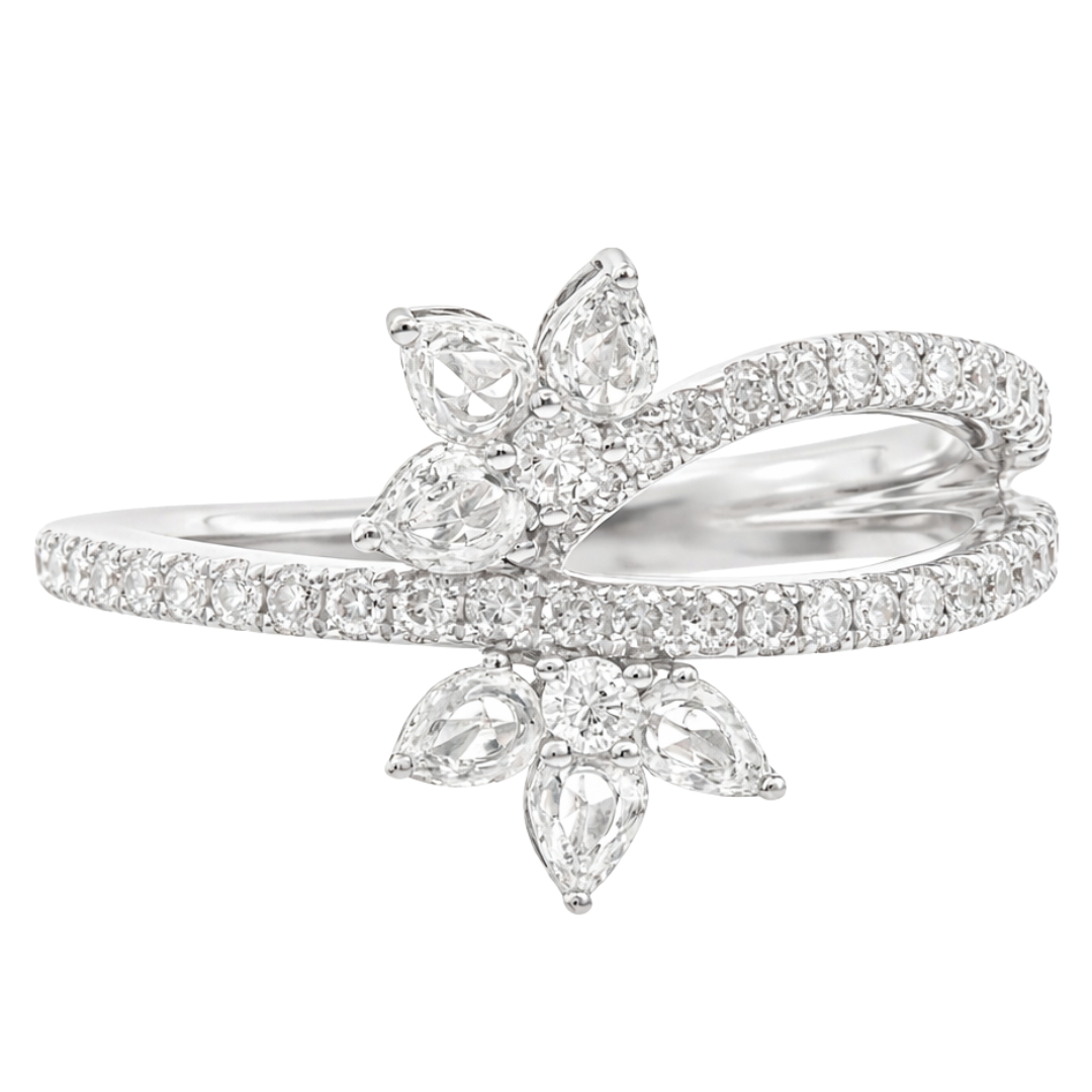ELISE - WHITE GOLD DIAMOND RING