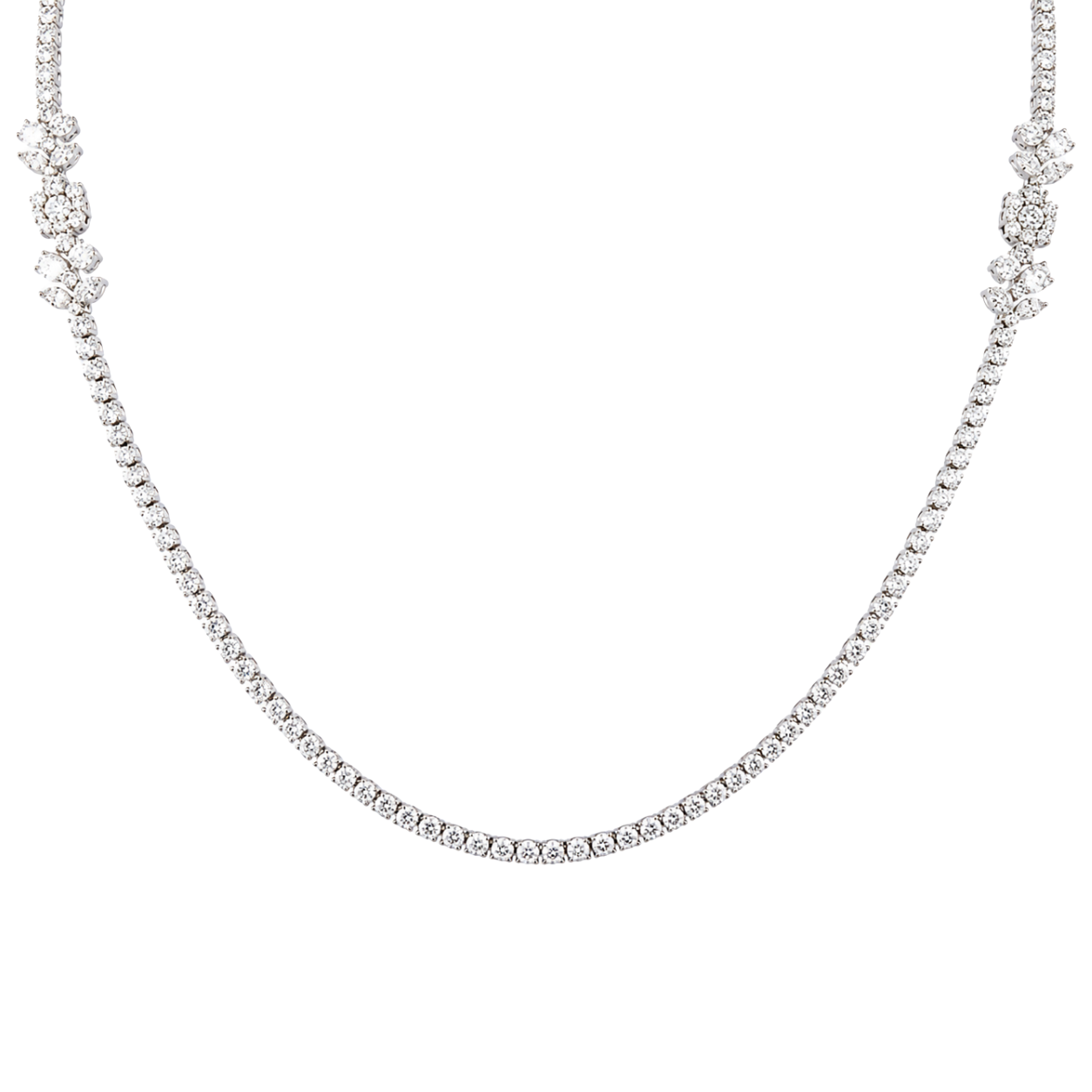 ELYSIAN - WHITE GOLD DIAMOND NECKLACE