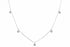 14K WHITE DIAMOND NECKLACE