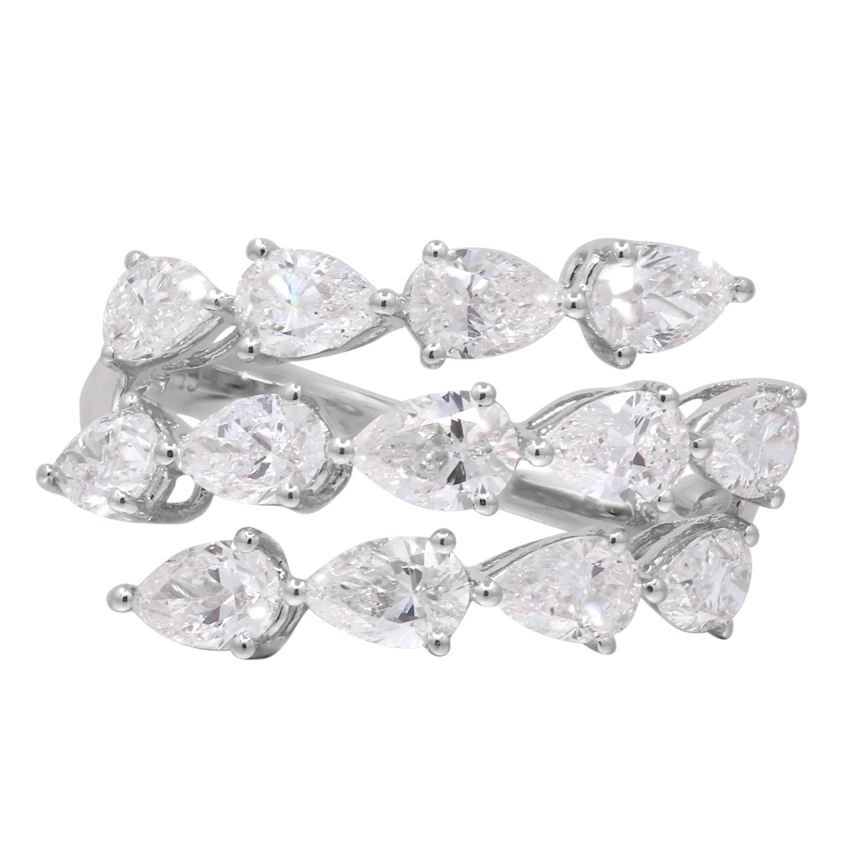 VÉRTICE - WHITE GOLD DIAMOND RING