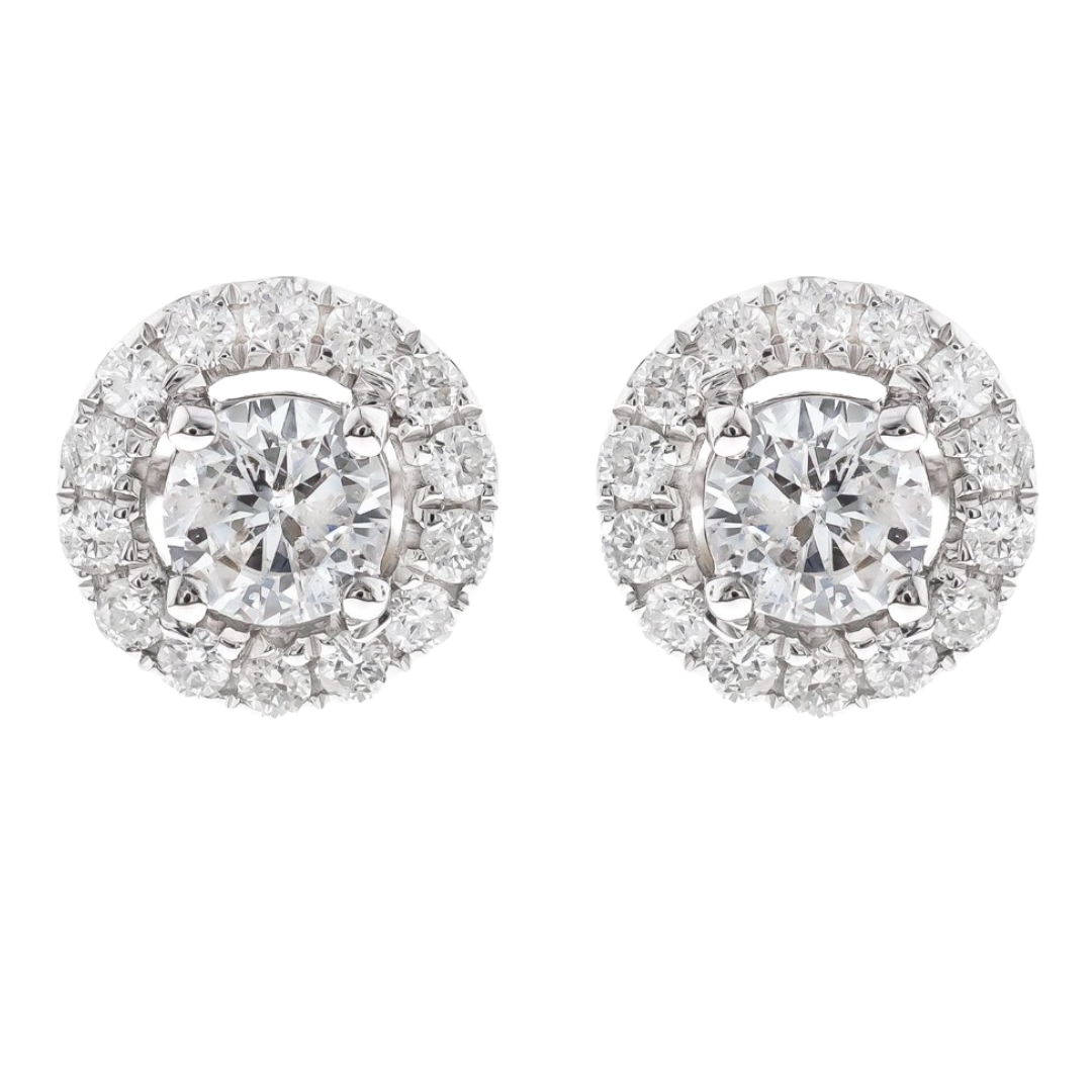 VALIANT - WHITE GOLD DIAMOND EARRING