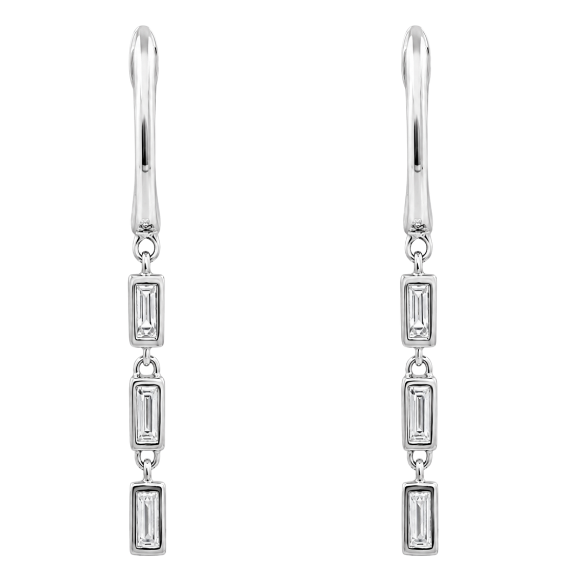 AUREN - WHITE GOLD DIAMOND EARRING