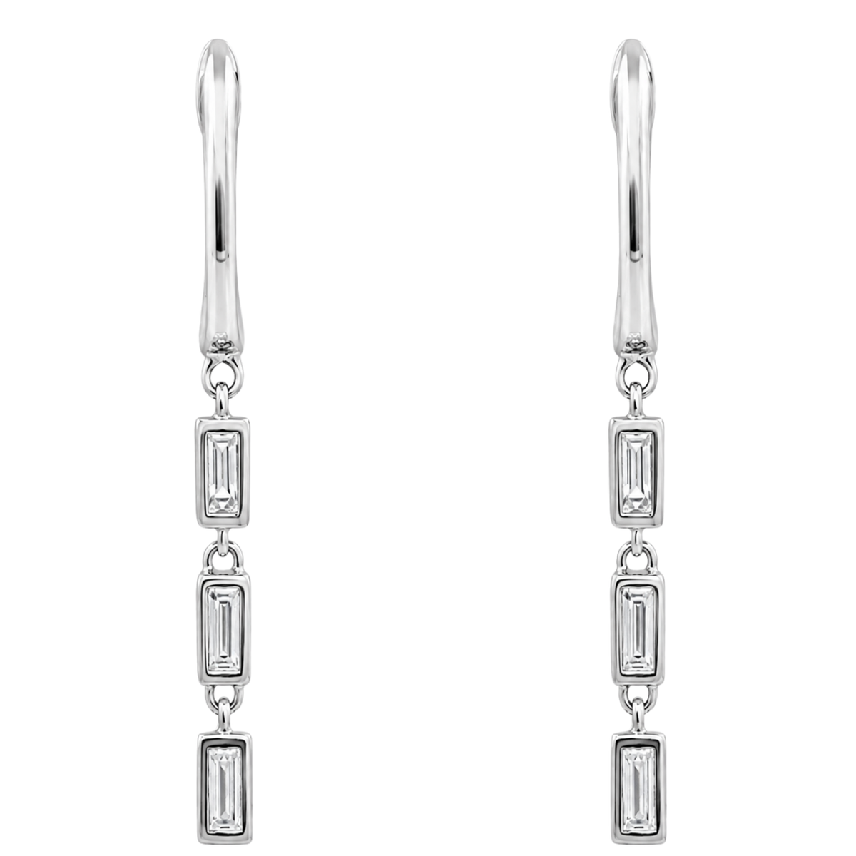 AUREN - WHITE GOLD DIAMOND EARRING