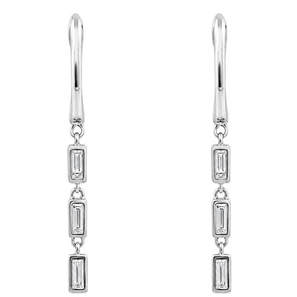 AUREN - WHITE GOLD DIAMOND EARRING