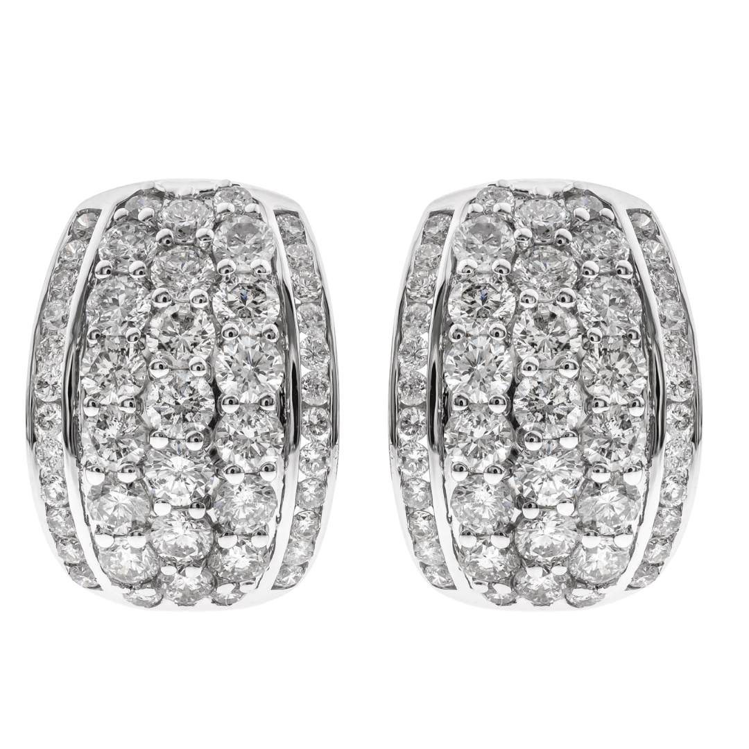 VELITH - WHITE GOLD DIAMOND EARRING