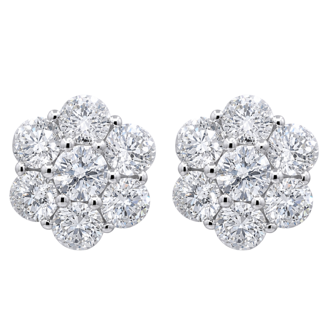 LUMIÈRE - WHITE GOLD DIAMOND EARRING