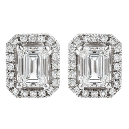 ARDENT - WHITE GOLD DIAMOND EARRING