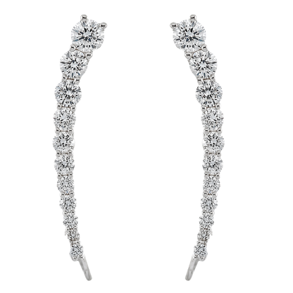 ELOWEN - WHITE GOLD DIAMOND EARRING
