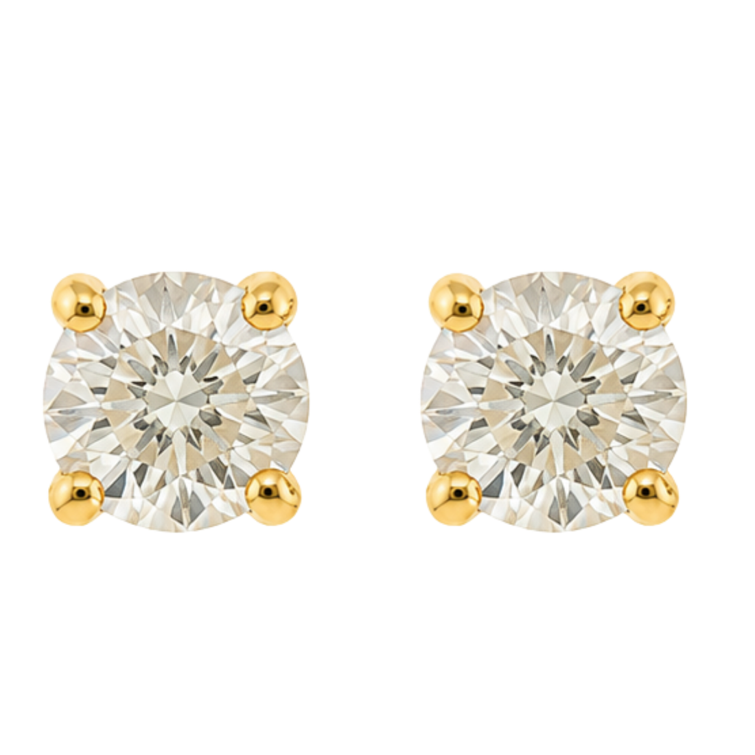 ORÉE - YELLOW GOLD DIAMOND EARRING