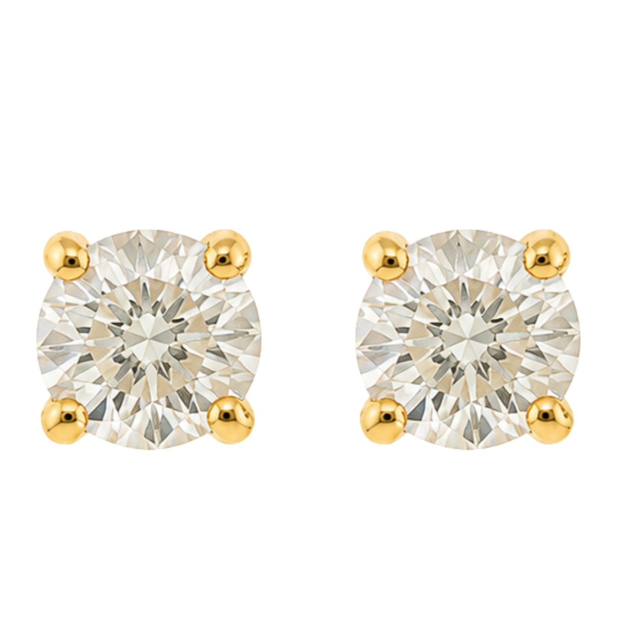 ORÉE - YELLOW GOLD DIAMOND EARRING