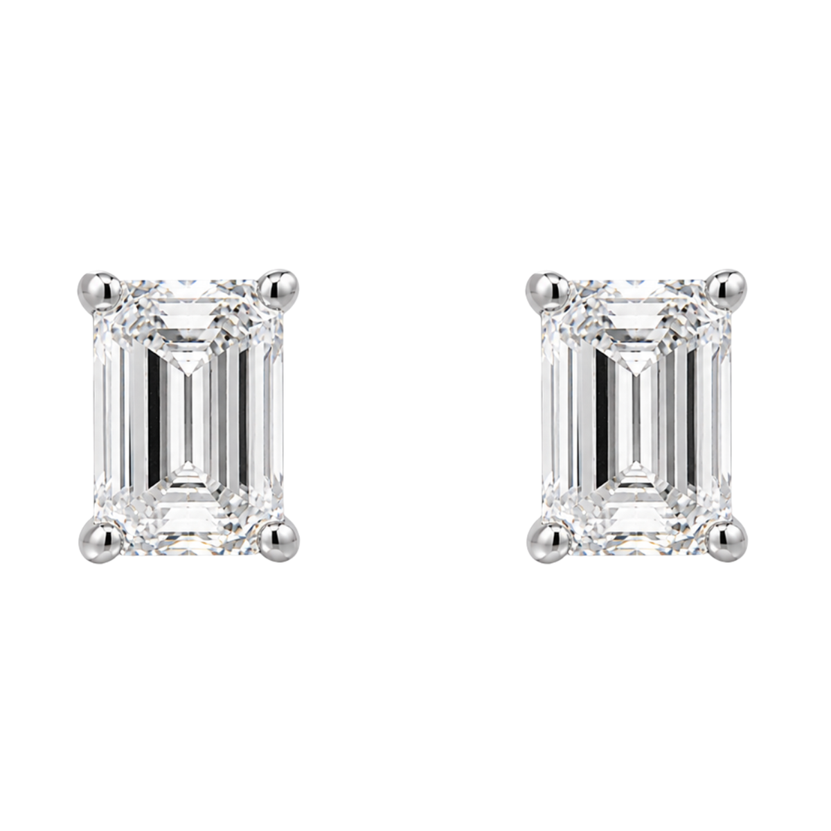 NOREN - WHITE GOLD DIAMOND EARRING