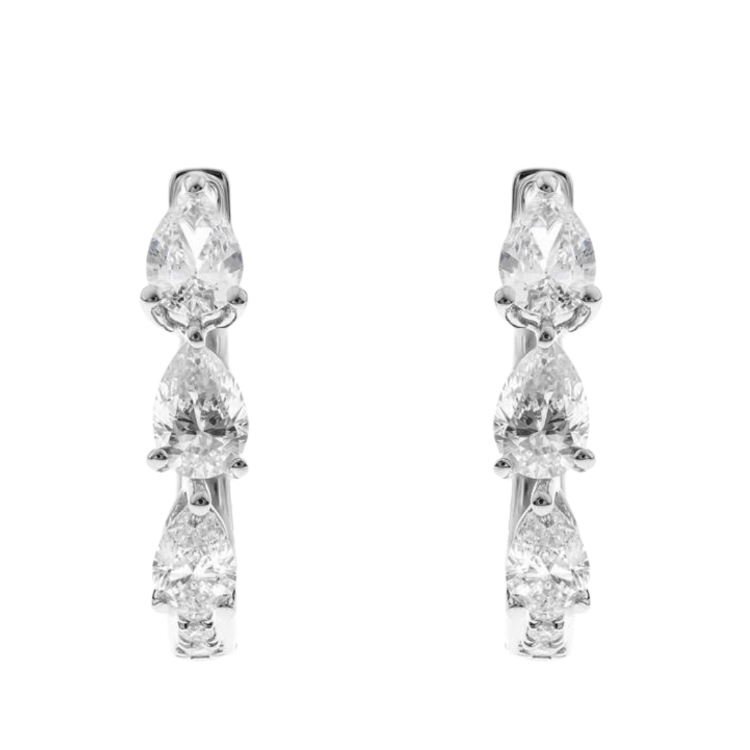 HARMONY - WHITE GOLD DIAMOND EARRING