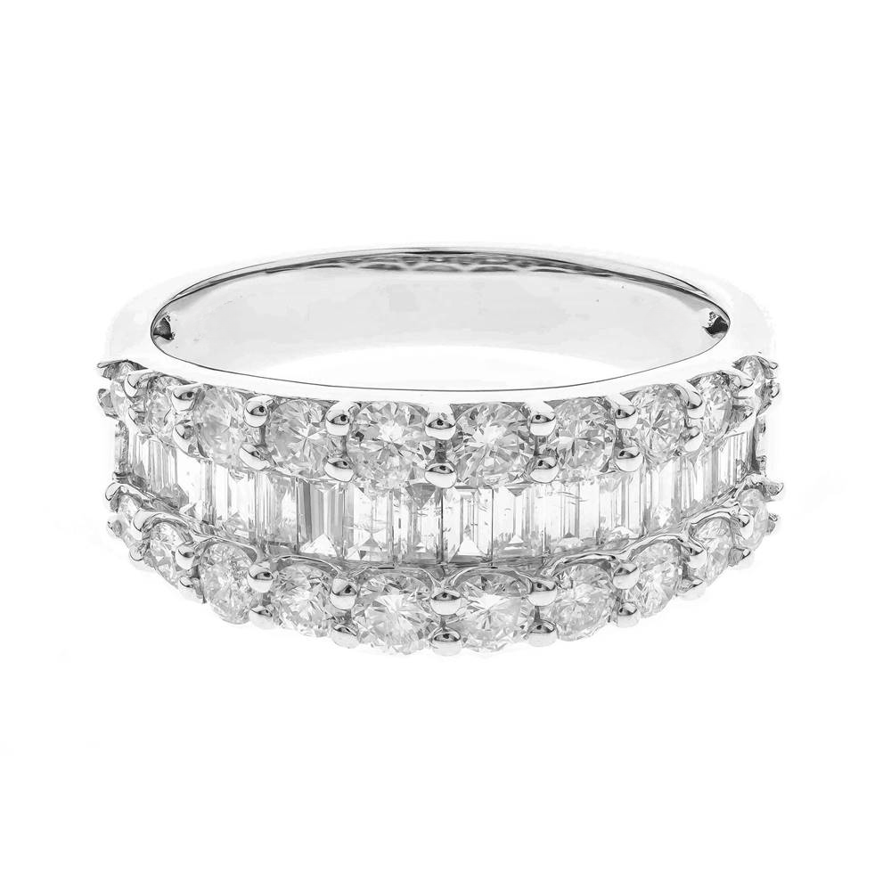 14K WHITE  DIAMOND RING