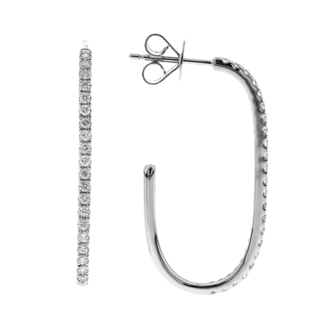 ELARISE - WHITE GOLD DIAMOND EARRING