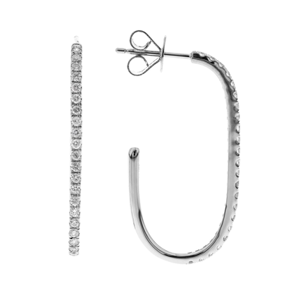 ELARISE - WHITE GOLD DIAMOND EARRING