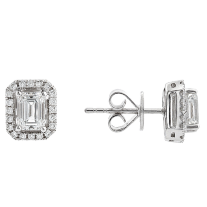 ARDENT - WHITE GOLD DIAMOND EARRING