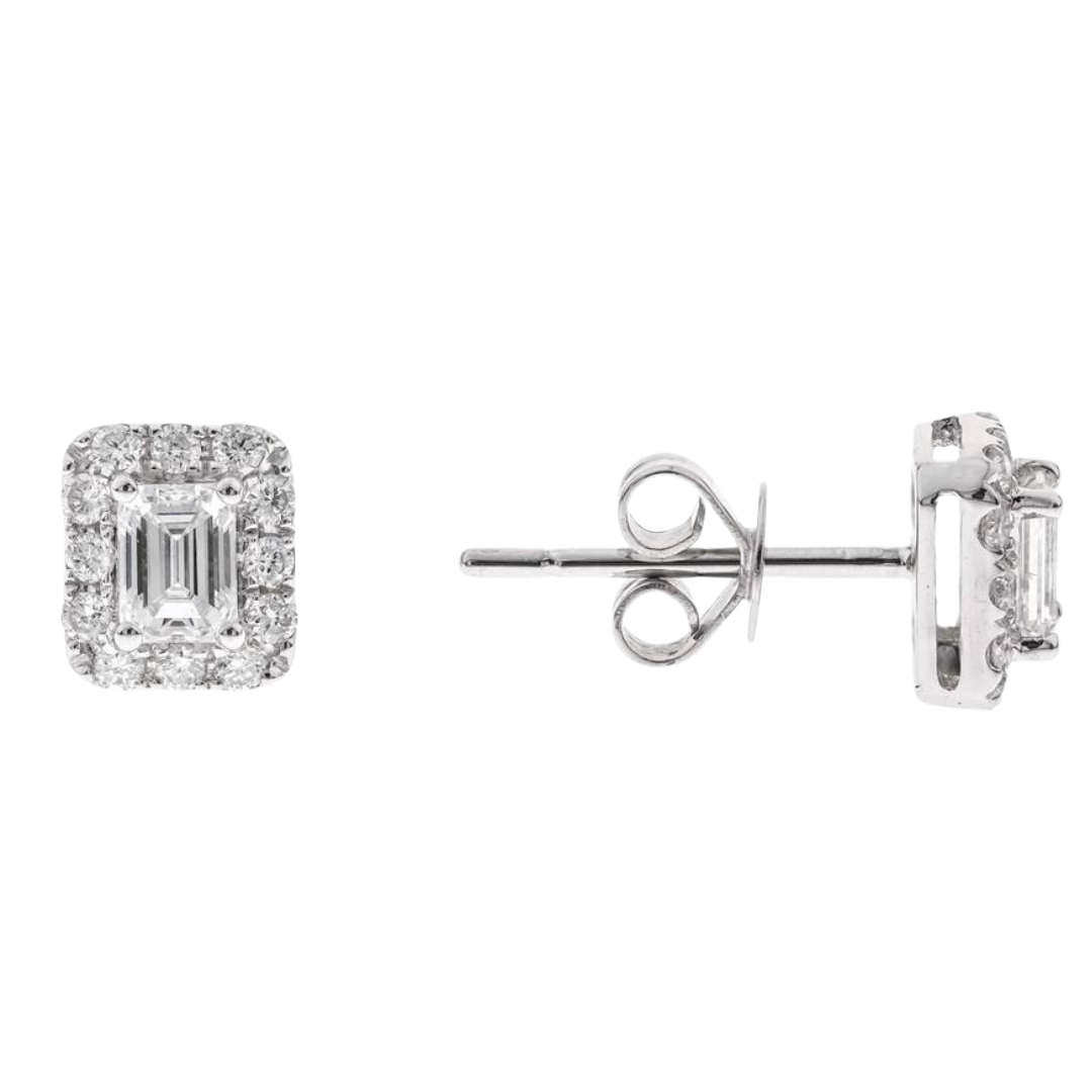 CAELIR - WHITE GOLD DIAMOND EARRING