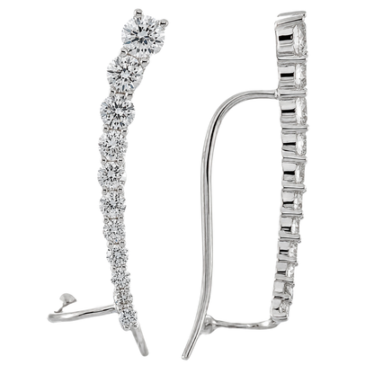 ELOWEN - WHITE GOLD DIAMOND EARRING