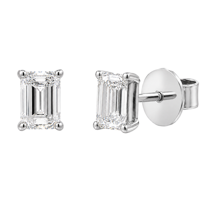 NOREN - WHITE GOLD DIAMOND EARRING
