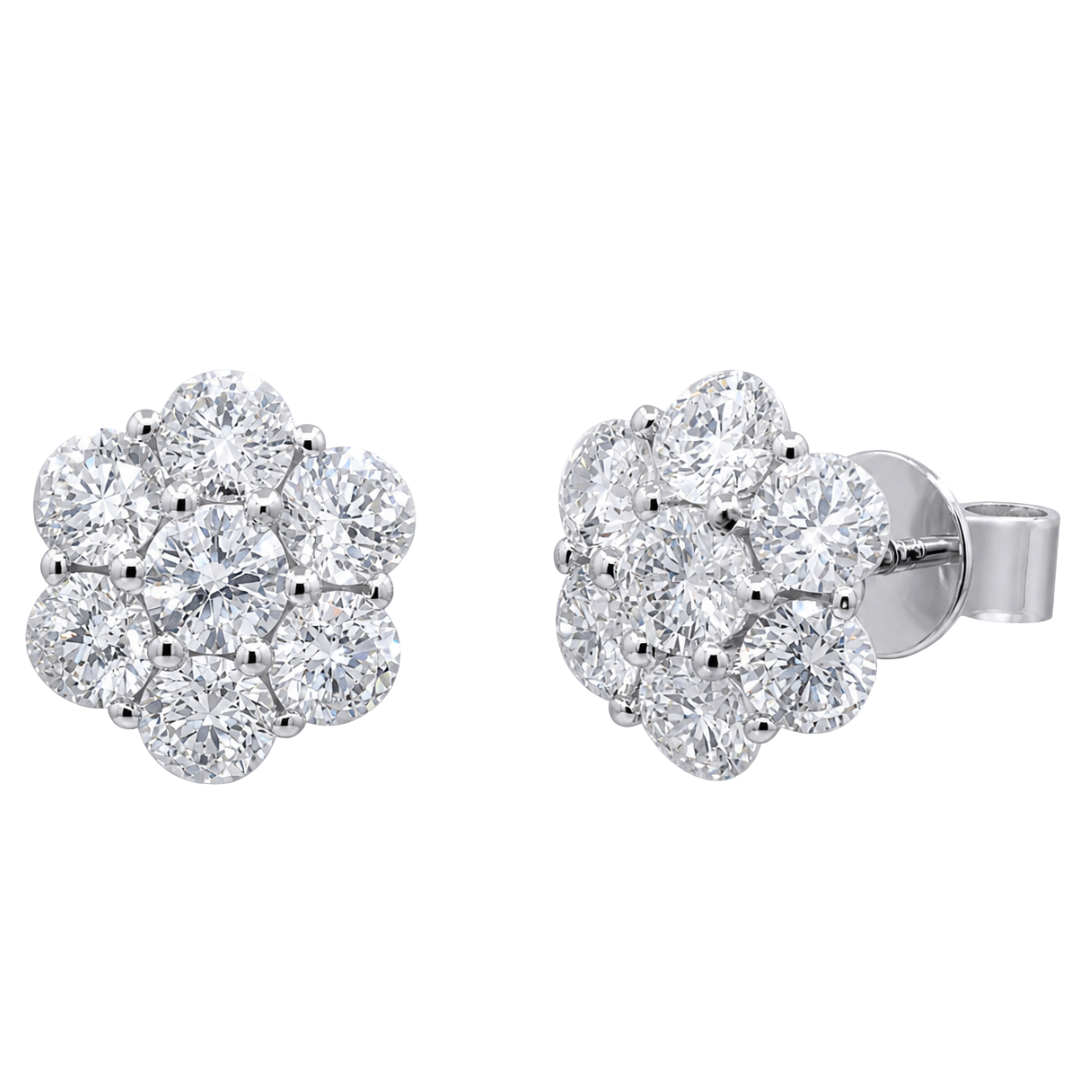 LUMIÈRE - WHITE GOLD DIAMOND EARRING