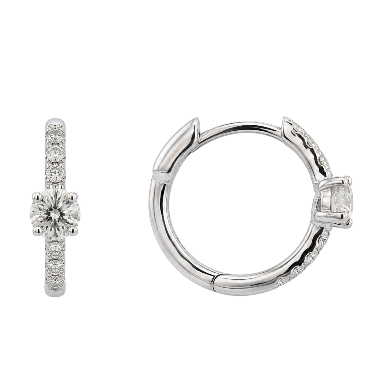 AVEL - WHITE GOLD DIAMOND EARRING