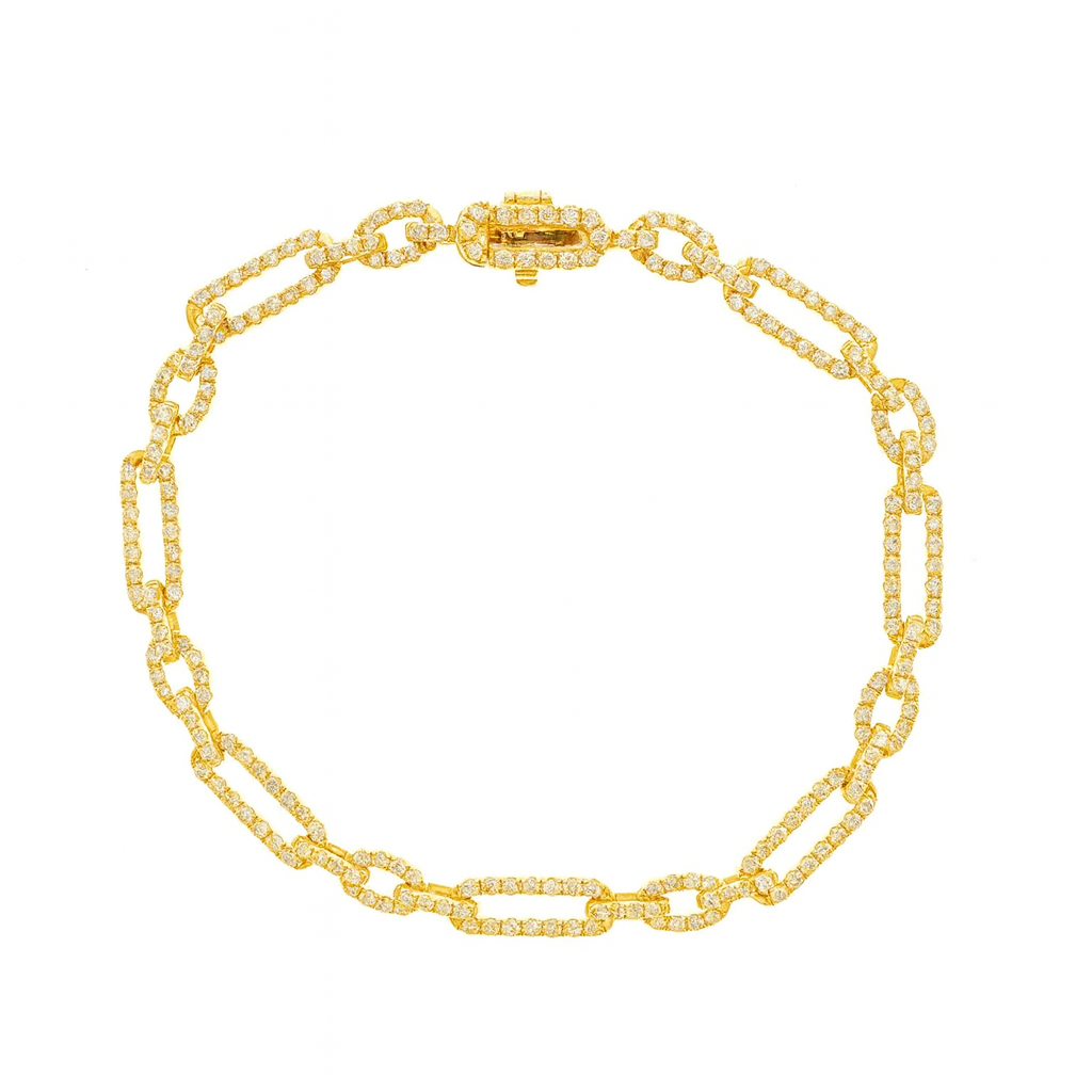 VEYRA - YELLOW GOLD DIAMOND BRACELET