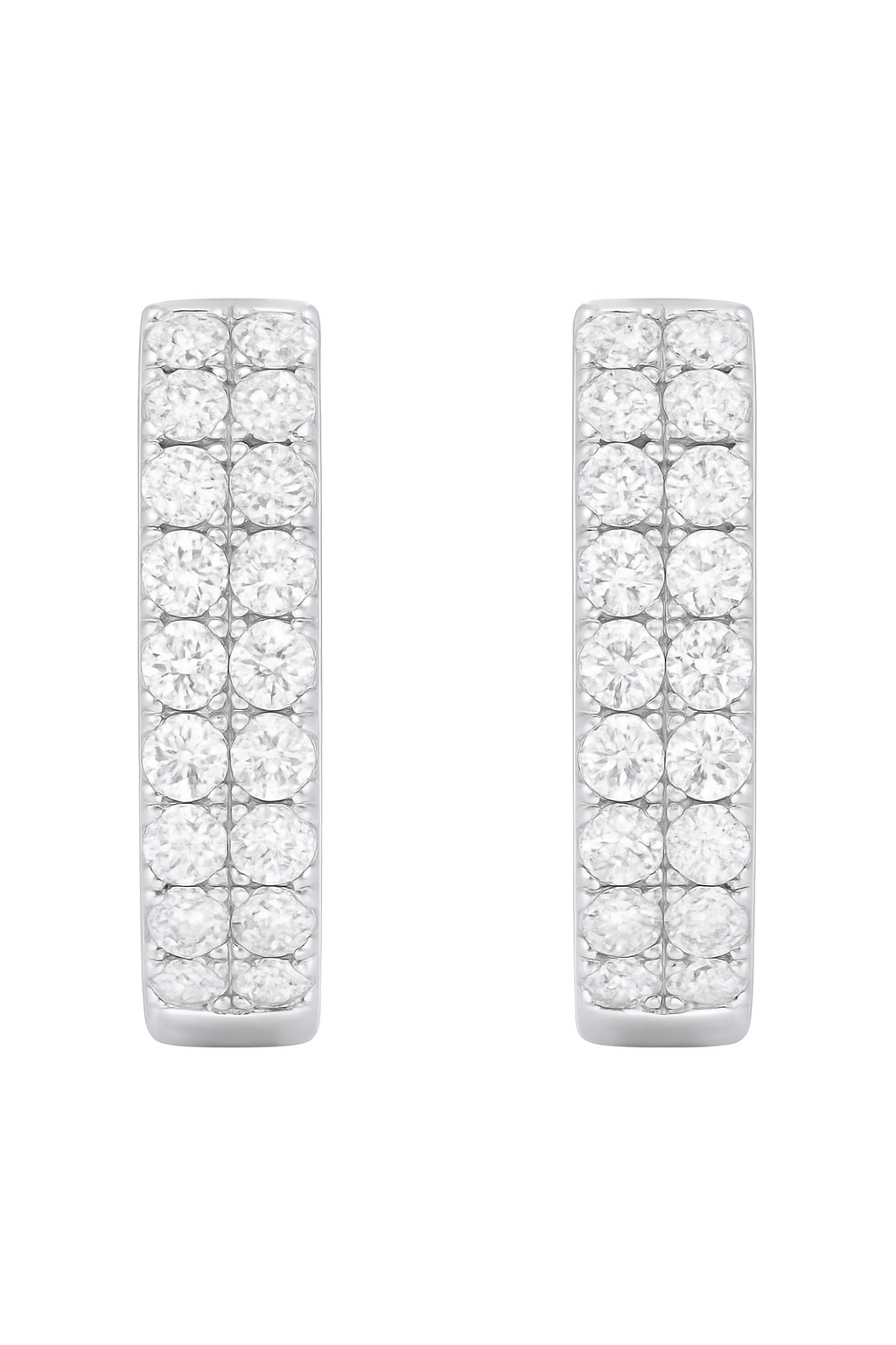 SAVOY - WHITE GOLD DIAMOND EARRING