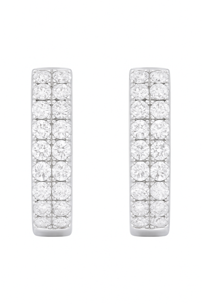 SAVOY - WHITE GOLD DIAMOND EARRING