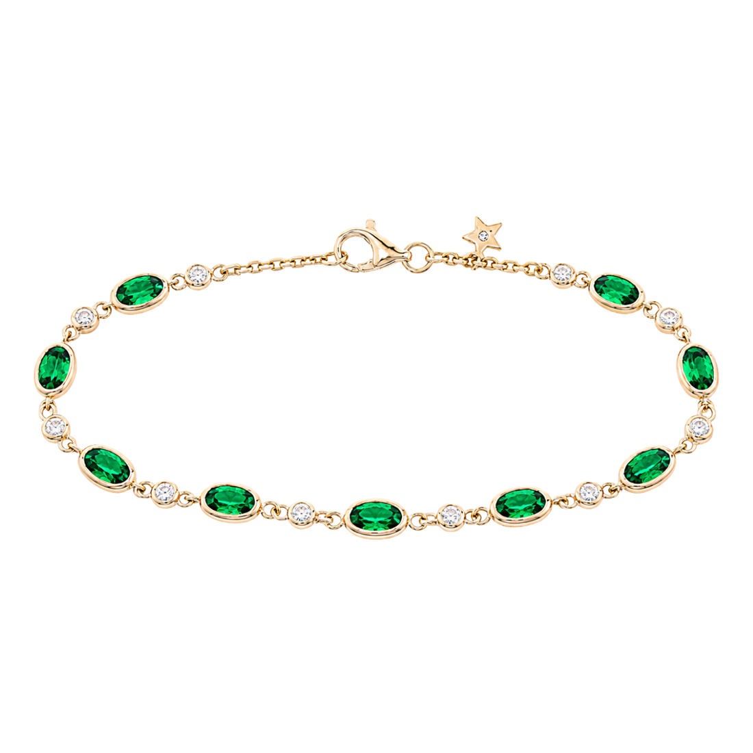 VERVE - YELLOW GOLD TSAVORITE BRACELET