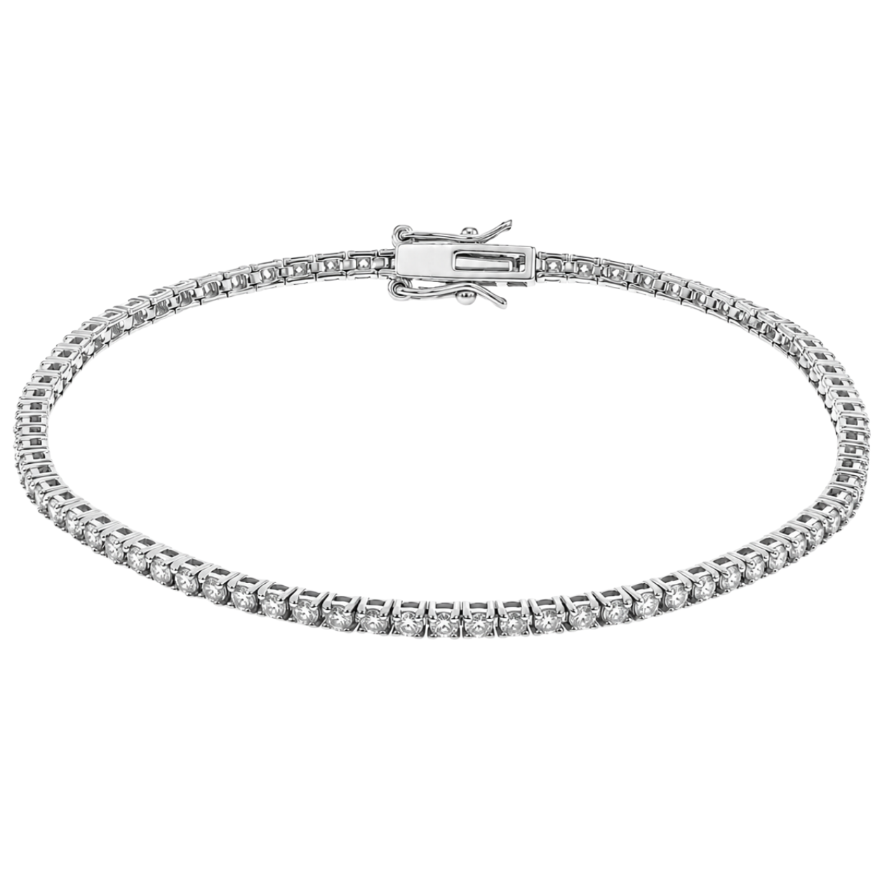 LATTICE - WHITE GOLD DIAMOND BRACELET