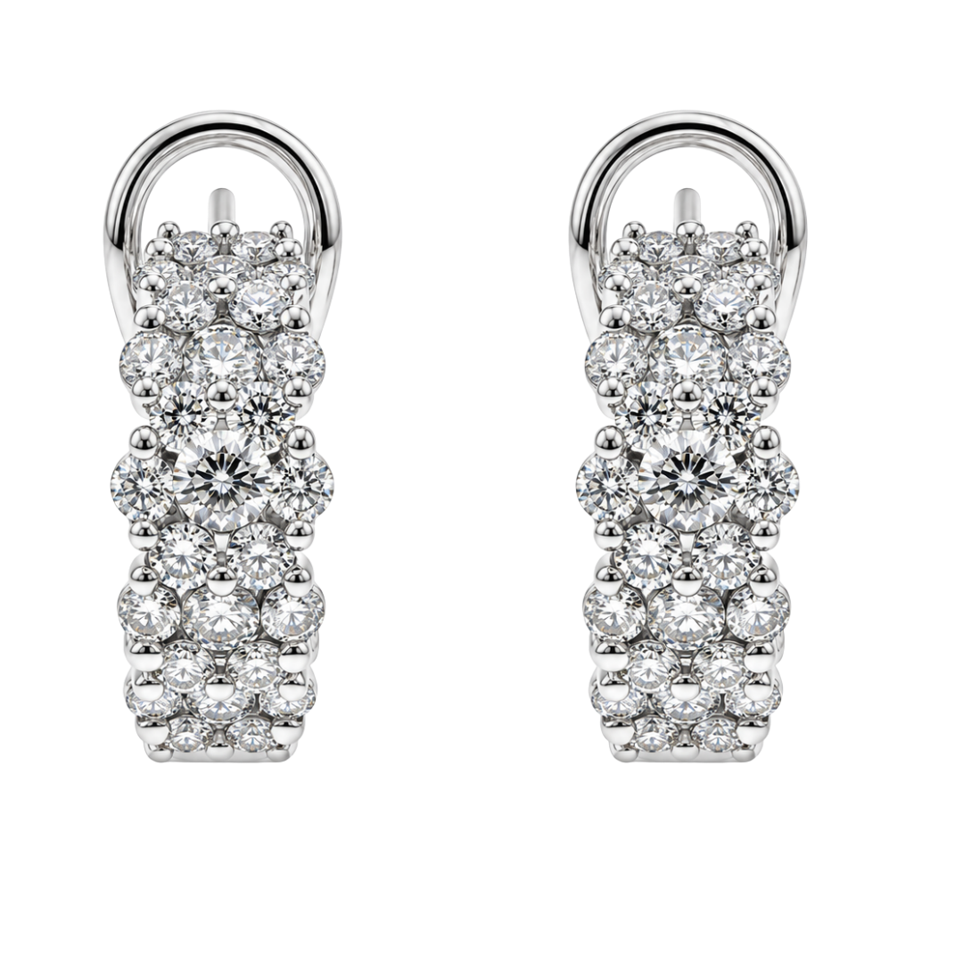 ELARA - WHITE GOLD DIAMOND EARRING