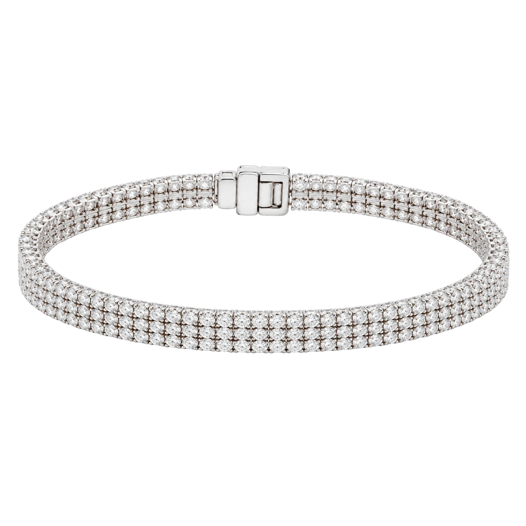 CLEO - WHITE GOLD DIAMOND BRACELET