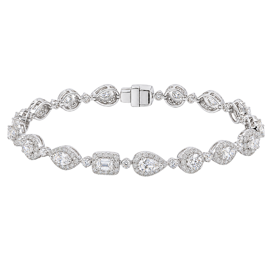 ASTER - WHITE GOLD DIAMOND BRACELET