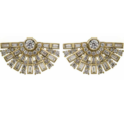 CORINNE - YELLOW GOLD DIAMOND EARRING