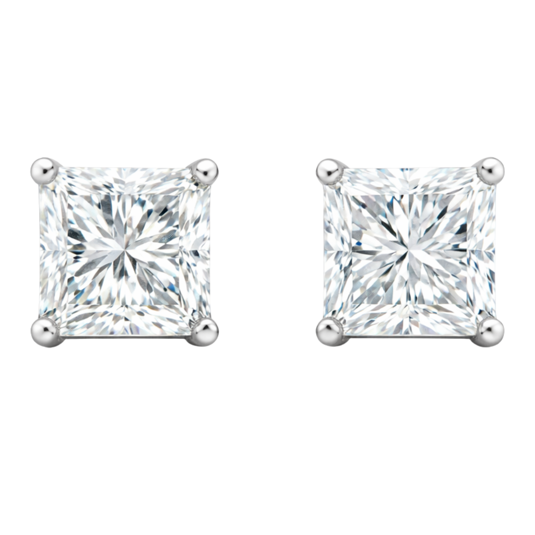 CARATELLE - WHITE GOLD DIAMOND EARRING