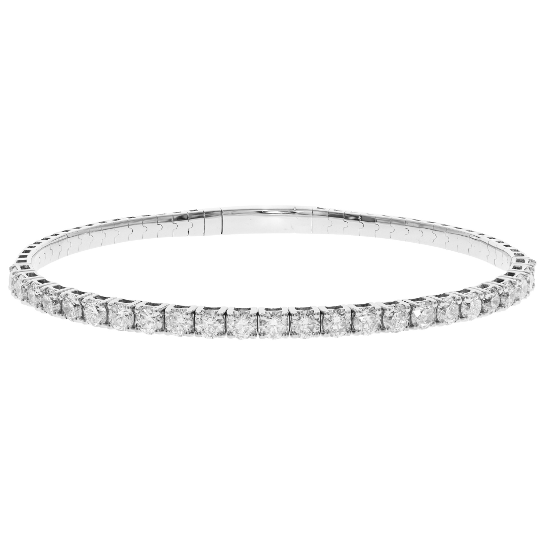 14K WHITE GOLD DIAMOND BRACELET