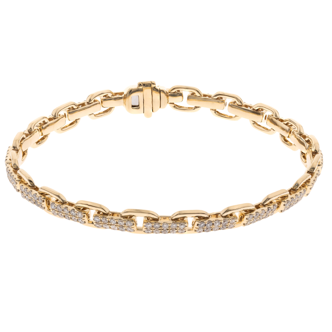 CELESTIA - YELLOW GOLD DIAMOND BRACELET