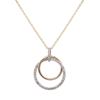 INFINITE - YELLOW GOLD DIAMOND NECKLACE