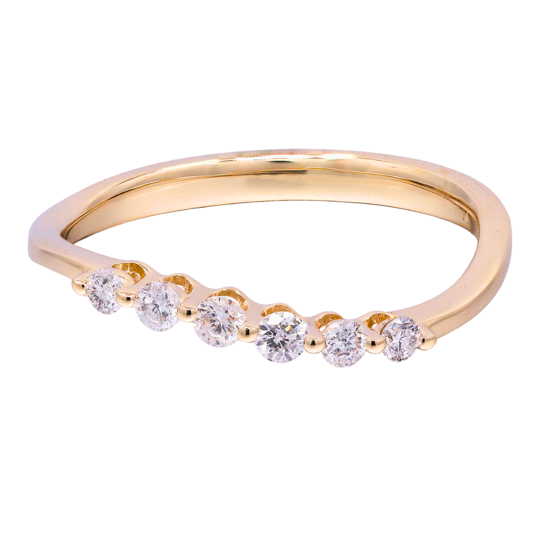 CLAIRÉ - YELLOW GOLD DIAMOND RING