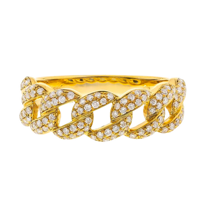 AMARA - YELLOW GOLD DIAMOND RING