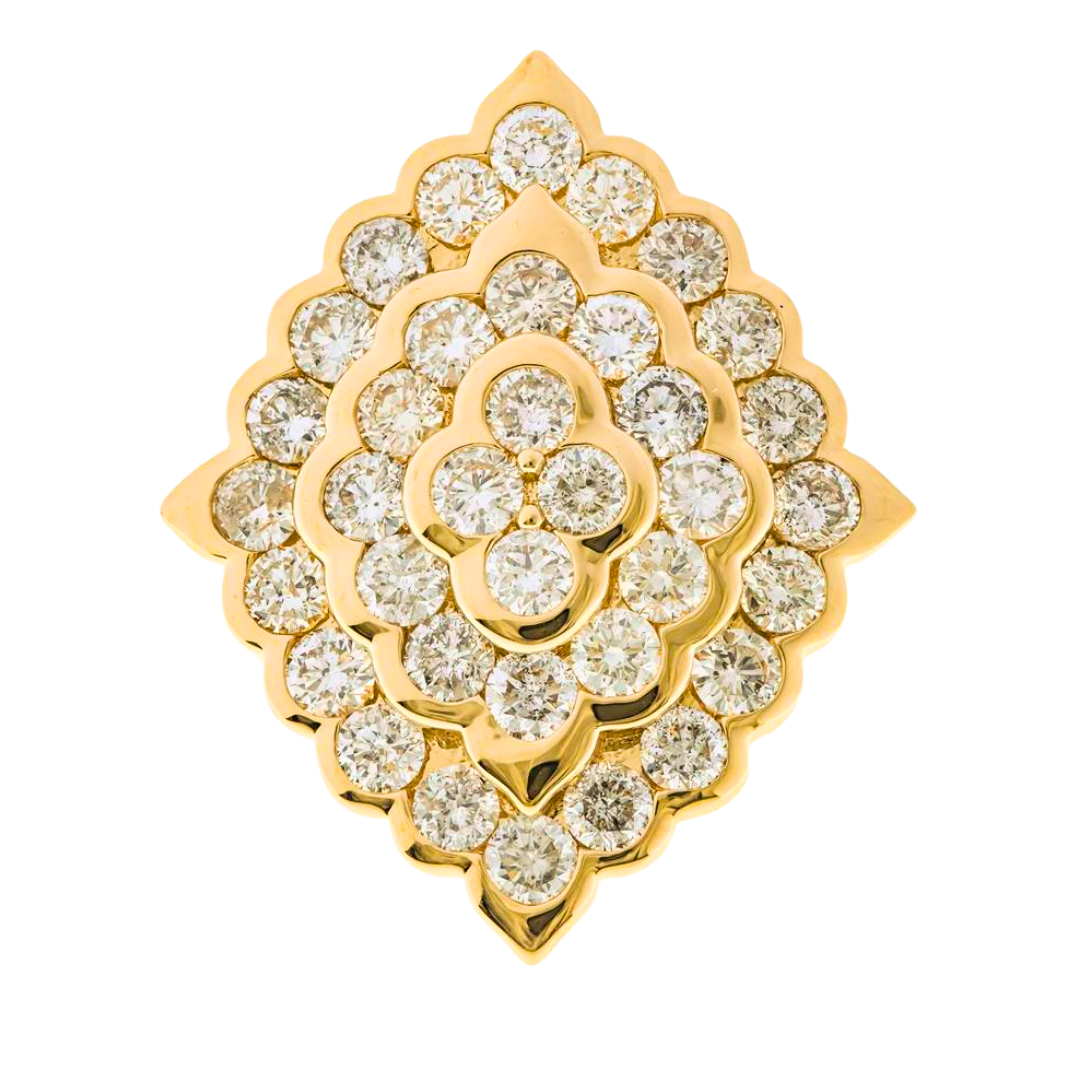 14K YELLOW GOLD DIAMOND RING - ARDEN