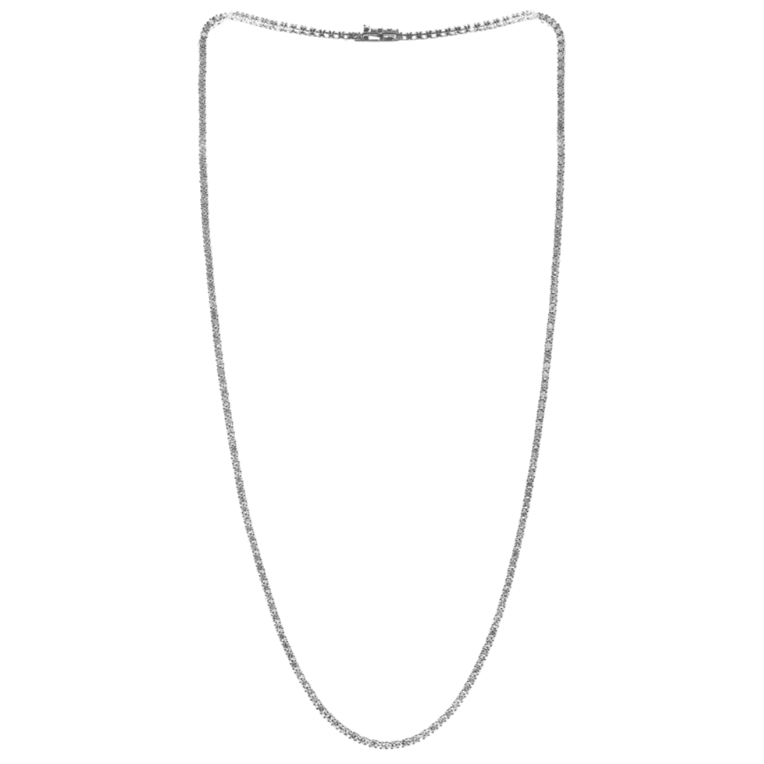 14K WHITE GOLD DIAMOND NECKLACE - MONARCH