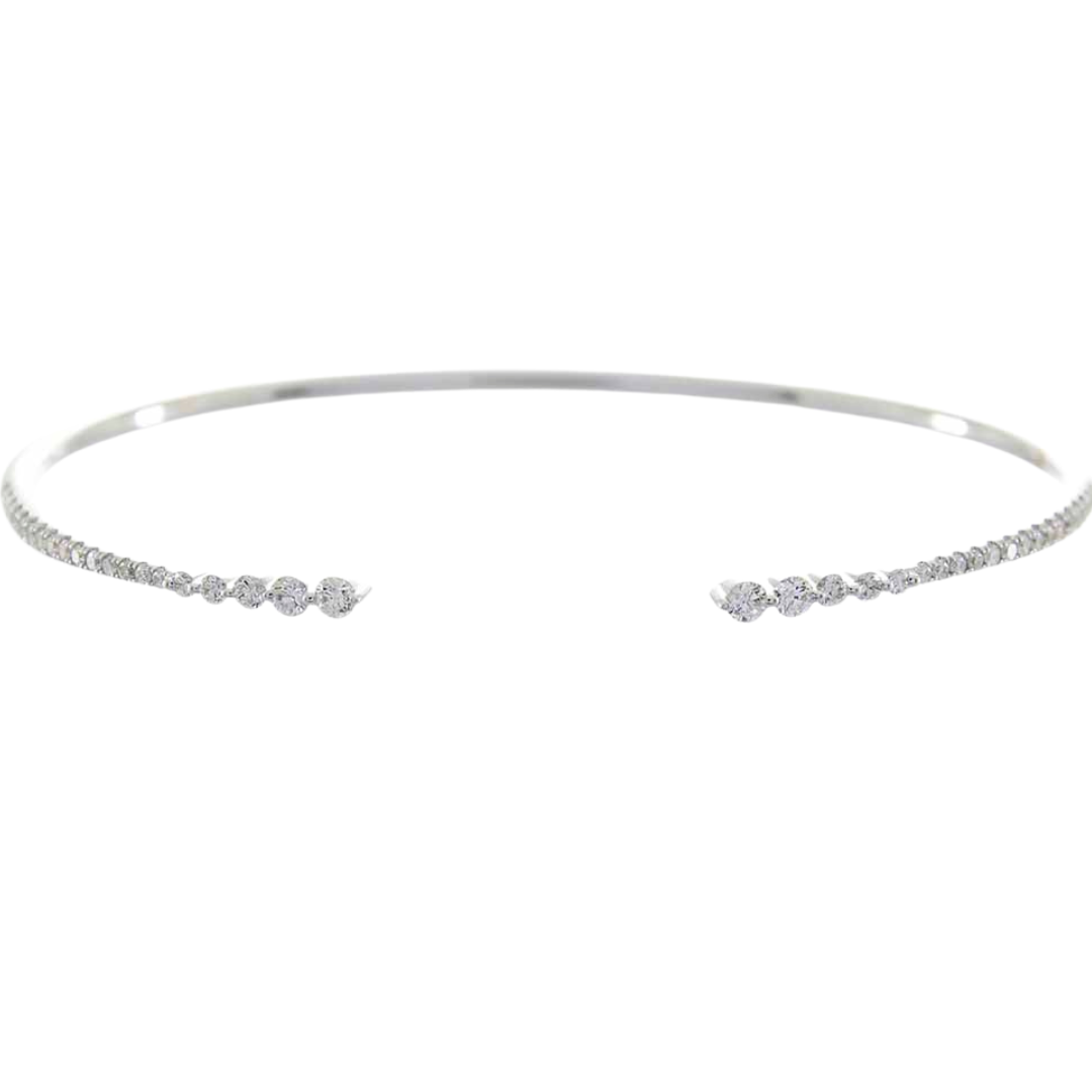 14K WHITE DIAMOND BRACELET - ALTAIRE