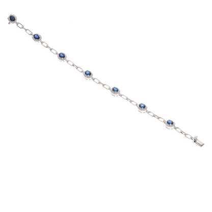 AZURIA - WHITE BLUE SAPPHIRE BRACELET