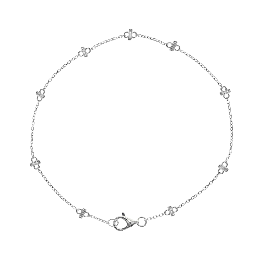 14K WHITE GOLD DIAMOND BRACELET - ELARA