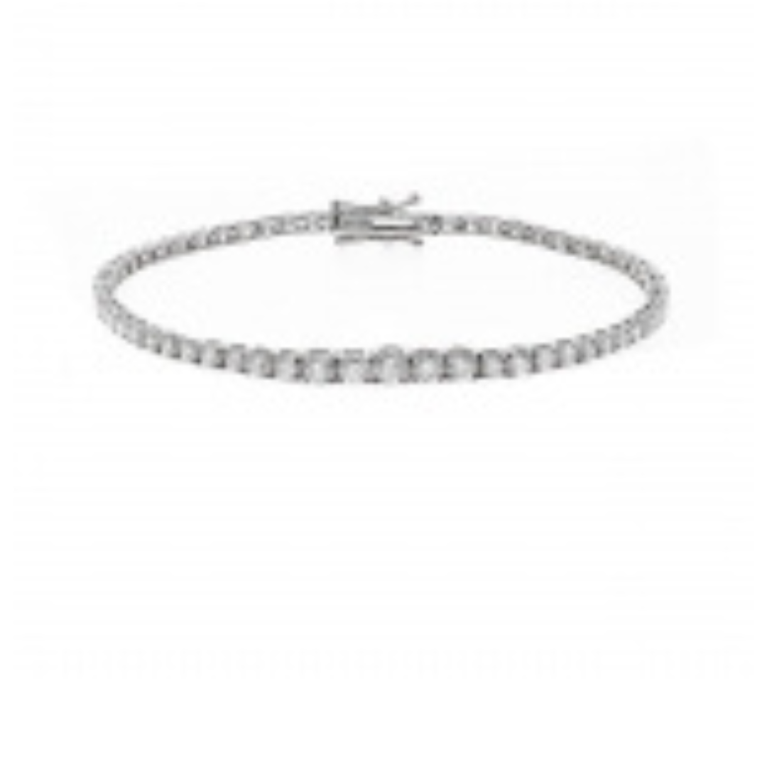 14K WHITE GOLD DIAMOND BRACELET - ALLEGRA